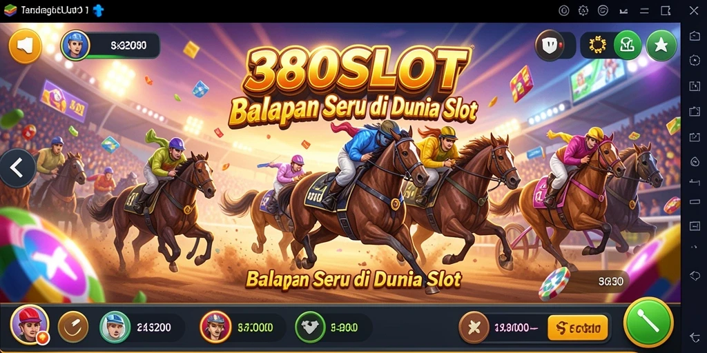 Tampilan gameplay Racing yang mendebarkan di 380SLOT.