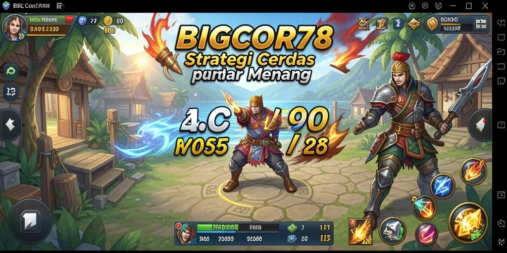 Tampilan menarik dari gameplay strategi BIGCOR78 saat pertempuran berlangsung.