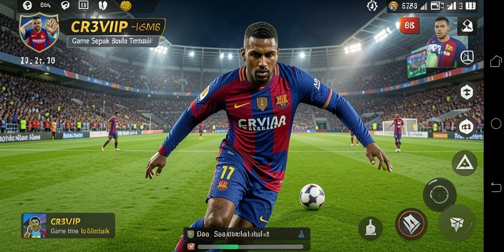Tampilan gameplay <strong>CR7VIP</strong> yang dinamis dan penuh aksi.