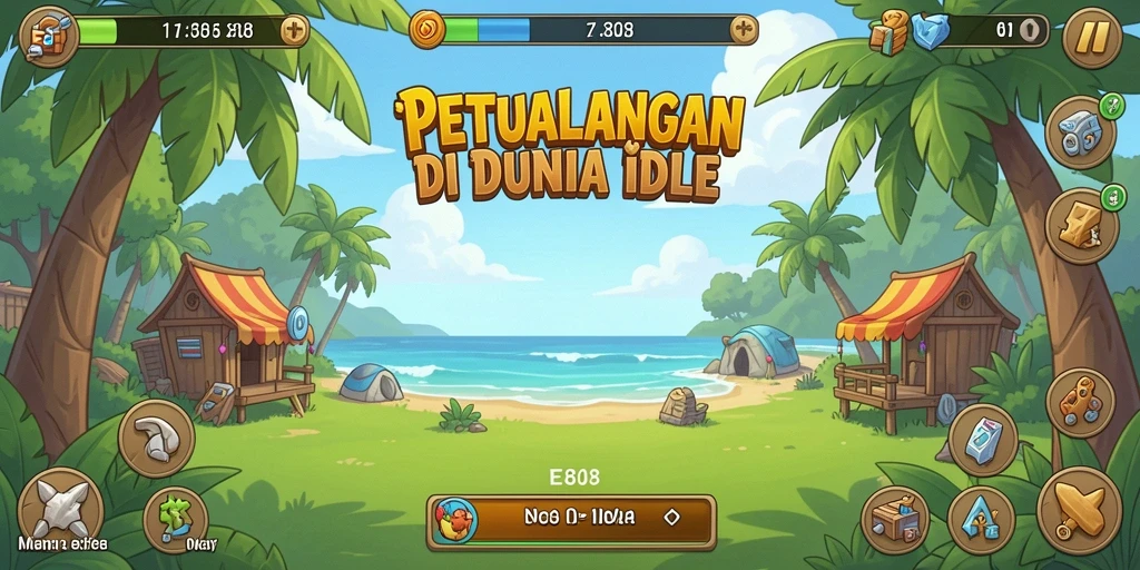 Tampilan gameplay E88 yang menarik dan santai.