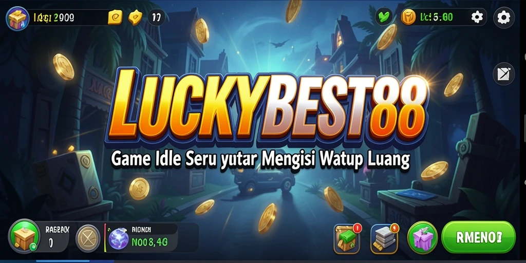 Tampilan gameplay seru dari LUCKYBEST88 yang menunjukkan kemajuan Idle.