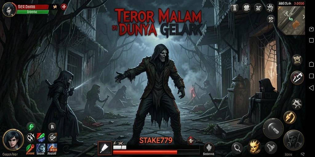 Screenshot utama STAKE779 menampilkan momen menegangkan dari gameplay Horror.
