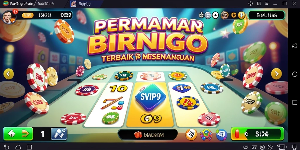 Tampilan gameplay Bingo yang menarik dan penuh warna.