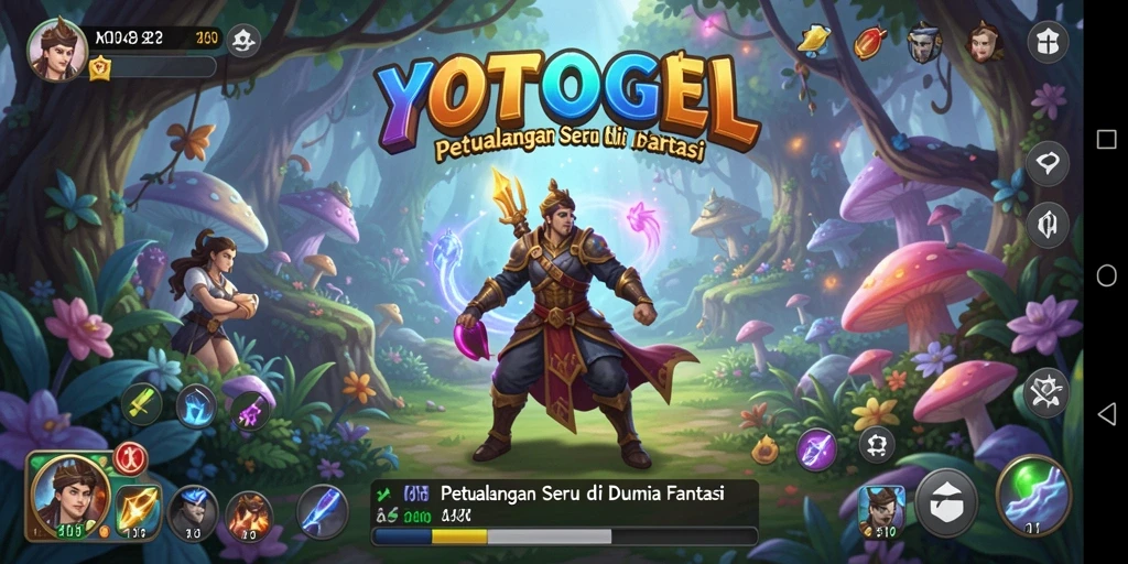 Screenshot utama YOTOGEL dengan tampilan gameplay yang menakjubkan.